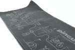 Полотенце Pinguin Micro Towel, розмір XL, 75 × 150 см – Сірий, принт Map 5 Полотенце Pinguin Micro Towel, розмір XL, 75 × 150 см – Сірий, принт Map 5
