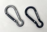 Набір алюмінієвих сервісних карабінів Base Camp Omega 6 Straight Set, 2 шт, Black/Grey 2 Набір алюмінієвих сервісних карабінів Base Camp Omega 6 Straight Set, 2 шт, Black/Grey 2