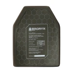 Керамическая бронеплита 5 класса Bronyx. Вес 3.38 кг. Размер XL (27.5х35.5 см)