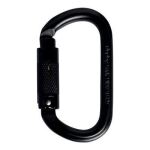 Карабин Singing Rock Steel Oval Carabiner Triple Lock, Black