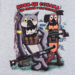 Футболка з малюнком "Вовк" Iron Grey 3 Футболка з малюнком "Вовк" Iron Grey 3