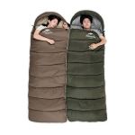 Спальник Naturehike U250S NH20MSD07 з капюшоном, коричневий 2
