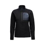 Кофта флісова жіноча Black Diamond W Rift HZ Fleece Jacket, Black/Black