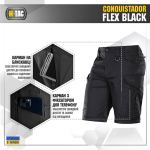 Шорти M-Tac Conquistador Flex Чорні, black, чорний 4 Шорти M-Tac Conquistador Flex Чорні, black, чорний 4