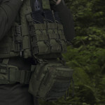 Сумка-напашник PRO 1-го класу захисту. Розмір L (16х28 см). Матеріал Cordura 500D. Олива 4