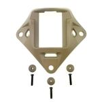 Металевий кронштейн платформа кріплення шрауд NVG Mount зірка на шолом, Койот 6 Металевий кронштейн платформа кріплення шрауд NVG Mount зірка на шолом, Койот 6
