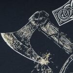 Футболка з малюнком "Valhalla Logo" Navy 4 Футболка з малюнком "Valhalla Logo" Navy 4