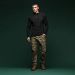 Флісова тактична кофта Garrison Fleece Black. Temperature control, polyester 6