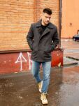 Бушлат двухбортный "SURPLUS PEA COAT" Anthracite 5 Бушлат двухбортный "SURPLUS PEA COAT" Anthracite 5