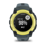 Смарт-годинник Garmin Instinct E, 40 mm. Жовто-Сірий 4