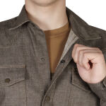 Рубашка полевая "FABRI" denim Olive Melange Denim 3 Рубашка полевая "FABRI" denim Olive Melange Denim 3