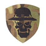 Шеврон Camotec Череп в панамі (7*8) MC — Мультикам