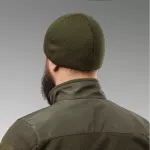 Шапка утеплена на флисе. Масло