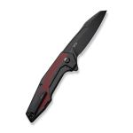 Ніж складаний Civivi Hypersonic Чорний/Burgundy G10 14C28N, чорний 2