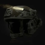 Тактический фонарик LT-09-T на шлем с 4-мя светодиодами. Олива 5