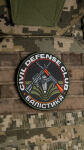 Патч "Civil Defense Club" (100 мм) 3