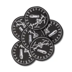 Шеврон “Аеророзвідка” з дроном на липучці, 8.1 х 8.1 см. Чорно-білий 3 Шеврон “Аеророзвідка” з дроном на липучці, 8.1 х 8.1 см. Чорно-білий 3