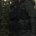 Сумка-напашник PRO 1-го класса защиты. Размер L (16х22 см). Материал Cordura 1000. Черный 9 Сумка-напашник PRO 1-го класса защиты. Размер L (16х22 см). Материал Cordura 1000. Черный 9