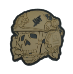 Патч (шеврон) «Totenkopf 3D» R3ICH. М’який ПВХ пластик. Койот Патч (шеврон) «Totenkopf 3D» R3ICH. М’який ПВХ пластик. Койот