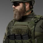 Нагрудный админ подсумок. Cordura 1000. Крепление Molle. Олива 4 Нагрудный админ подсумок. Cordura 1000. Крепление Molle. Олива 4