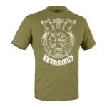 Футболка з малюнком "Valhalla Logo" Olive Drab
