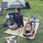 Килимок самонадувний Naturehike NH15Q002-D з подушкою Бежевий 6 Килимок самонадувний Naturehike NH15Q002-D з подушкою Бежевий 6