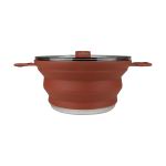 Каструля Tribe Collapsible Pot 2,5 л силіконова, Коричневий 3 Каструля Tribe Collapsible Pot 2,5 л силіконова, Коричневий 3