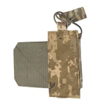 Боковой правосторонний эластичный подсумок для магазинов АК/AR и турникетов открытого типа с креплением на липучке. Пиксель (мм-14) 2 Боковой правосторонний эластичный подсумок для магазинов АК/AR и турникетов открытого типа с креплением на липучке. Пиксель (мм-14) 2