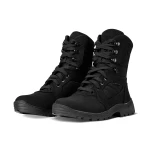 Тактичне взуття Milbot Conquest. Нубук. Чорні 2 Тактичне взуття Milbot Conquest. Нубук. Чорні 2