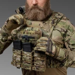 Нагрудный админ подсумок. Cordura 1000. Крепление Molle. Мультикам 3 Нагрудный админ подсумок. Cordura 1000. Крепление Molle. Мультикам 3