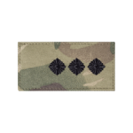 Погон ЗСУ старший лейтенант (чорна нитка, на липучці). Мультикам