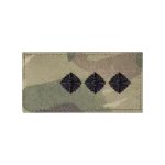 Погон ЗСУ старший лейтенант (чорна нитка, на липучці). Мультикам