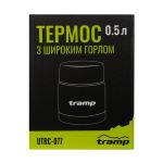 Термос Tramp пищевой с широким горлом 0,5 л UTRC-077, серебристый 4