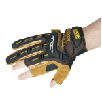 Рукавички Mechanix M-Pact® Framer Leather Fingerless Gloves Brown 3