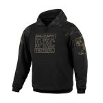 Кофта M-Tac Hoodie Combat, Чорний — Камуфляж