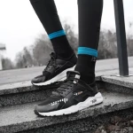 Водонепроникні шкарпетки DexShell Running Lite Socks. Сині смужки 6 Водонепроникні шкарпетки DexShell Running Lite Socks. Сині смужки 6