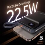 Павербанк Choetech B696 Black 20000mAh QC3.0 PD3.0 бездротова зарядка смартфонів та Apple Watch 5 Павербанк Choetech B696 Black 20000mAh QC3.0 PD3.0 бездротова зарядка смартфонів та Apple Watch 5