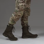 Берцы зимние тактические высокие WarFlex. Кожаные (нубуки). Повышенная крепкость. Олива 3 Берцы зимние тактические высокие WarFlex. Кожаные (нубуки). Повышенная крепкость. Олива 3