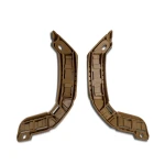 Комплект бічних рейок на шолом ARCH, 20.6 х 4 см. Койот 3 Комплект бічних рейок на шолом ARCH, 20.6 х 4 см. Койот 3