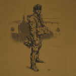 Футболка з малюнком "Paratrooper" Coyote Brown 3 Футболка з малюнком "Paratrooper" Coyote Brown 3