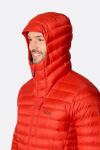 Чоловічий легкий пуховик Rab Microlight Alpine Hoody, Dark Horizon 8