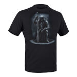 Футболка з малюнком "Лицар" Combat Black