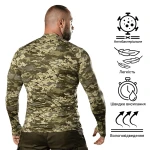 Кофта-лонгслив Thorax Pro LVL1 SJ, Camotec. Пиксель (мм-14) 3 Кофта-лонгслив Thorax Pro LVL1 SJ, Camotec. Пиксель (мм-14) 3