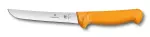 Ніж Victorinox кухонний обваловувальний Swibo Boning, широкий, вигнутий, помаранчевий, 16 см, клинок 160 мм, сталь X50CrMoV15