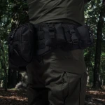 Комплект Modular Battle Belt S/M 2-го класу захисту. Тактичний пояс з обвісами. Чорний 4