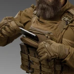 Нагрудный админ подсумок. Cordura 1000. Крепление Molle. Койот 4 Нагрудный админ подсумок. Cordura 1000. Крепление Molle. Койот 4