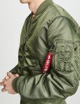 Куртка Alpha Industries MA-1 Bomber Jacket. Зелений 4