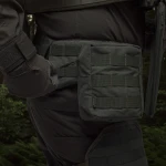 Підсумок утилітарний L. Кріплення Molle. Cordura 500D. Олива. 3