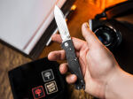Ніж Boker Atlas Droppoint TS, клинок 73 мм, сталь D2 5