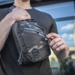 Сумка M-Tac Sling Pistol Bag Elite Hex. Чорний мультикам 5